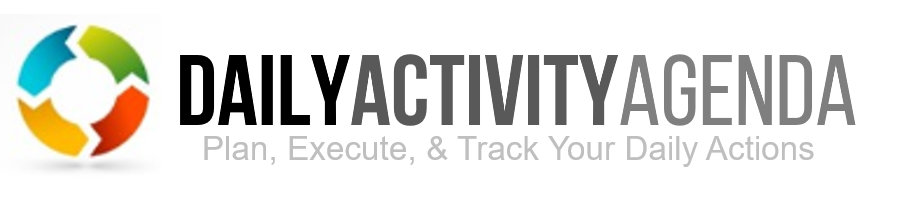 Daily Activity Agenda